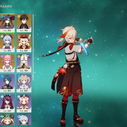90LVL⭐Keqing(C2)🔥Hu Tao(C1)⭐Qiqi(C1)🔥Nahida⭐Kaedehara Kazuha🔥Zhongli⭐Diluc🔥Raiden Shogun⭐Klee🔥Ganyu⭐Mona🔥Yae Miko⭐Aloy💜EU💜4 |5 stars*  Weapons💜42 CHARA 0